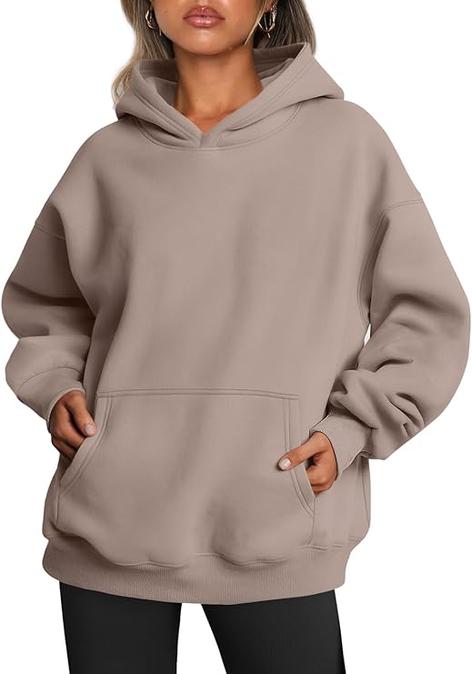 🔥Today 3-pack only $28.98 (all colors)🔥Fashion Queen Fall Winter Oversized Hooded Fleece Sweatshirt