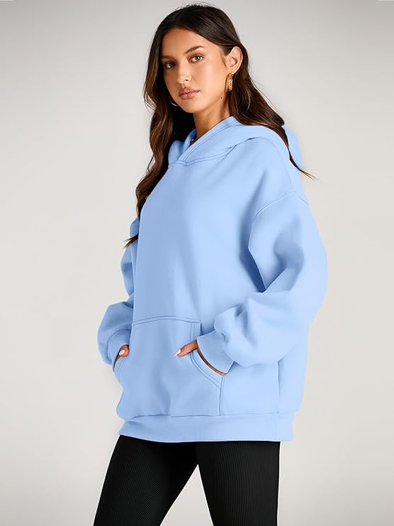 🔥Today 3-pack only $28.98 (all colors)🔥Fashion Queen Fall Winter Oversized Hooded Fleece Sweatshirt