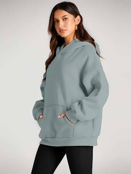 🔥Today 3-pack only $28.98 (all colors)🔥Fashion Queen Fall Winter Oversized Hooded Fleece Sweatshirt