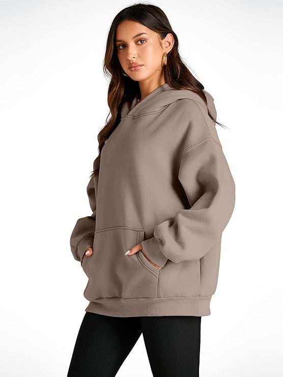 🔥Today 3-pack only $28.98 (all colors)🔥Fashion Queen Fall Winter Oversized Hooded Fleece Sweatshirt