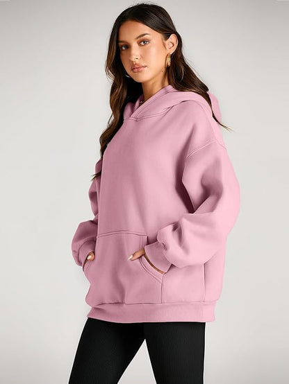 🔥Today 3-pack only $28.98 (all colors)🔥Fashion Queen Fall Winter Oversized Hooded Fleece Sweatshirt