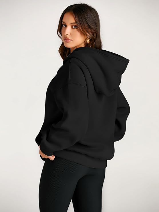 🔥Today 3-pack only $28.98 (all colors)🔥Fashion Queen Fall Winter Oversized Hooded Fleece Sweatshirt