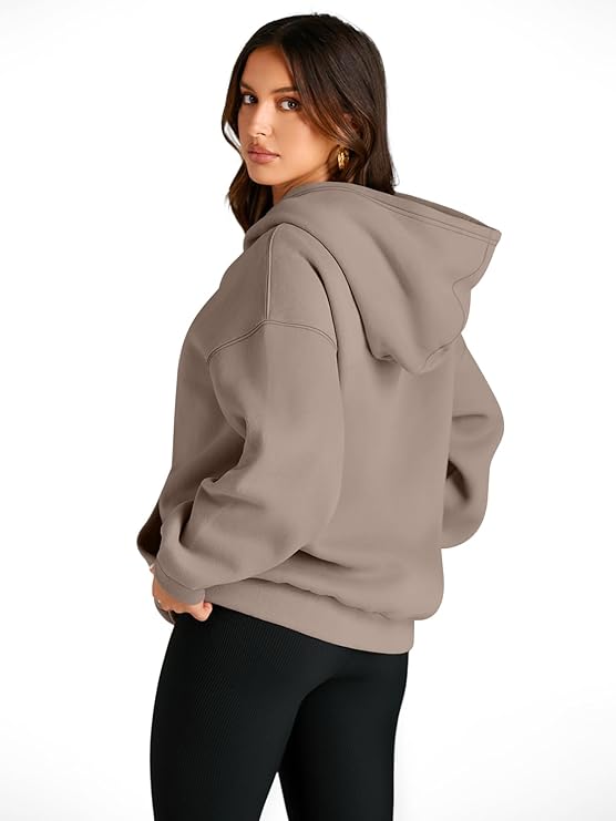 🔥Today 3-pack only $28.98 (all colors)🔥Fashion Queen Fall Winter Oversized Hooded Fleece Sweatshirt