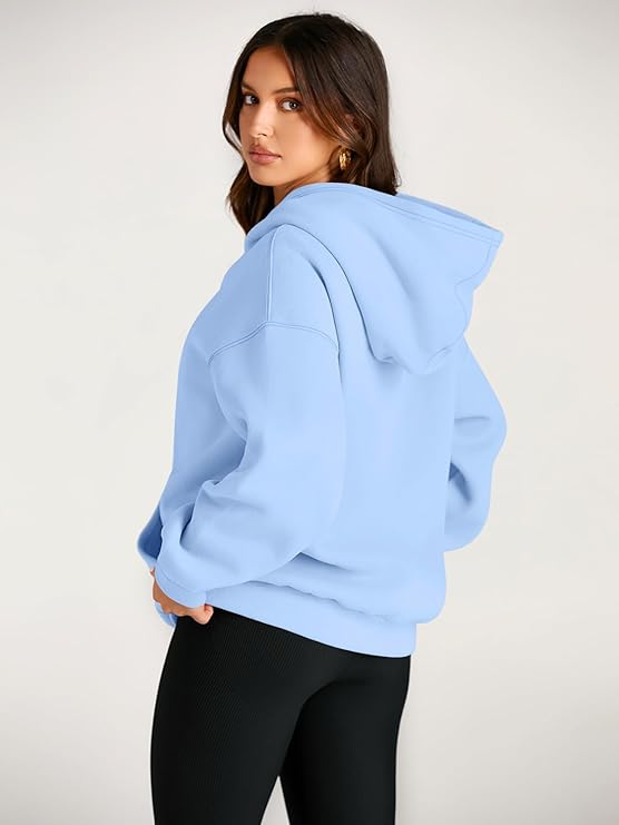 🔥Today 3-pack only $28.98 (all colors)🔥Fashion Queen Fall Winter Oversized Hooded Fleece Sweatshirt