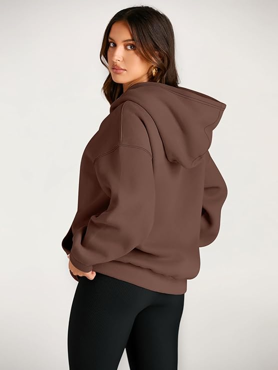 🔥Today 3-pack only $28.98 (all colors)🔥Fashion Queen Fall Winter Oversized Hooded Fleece Sweatshirt