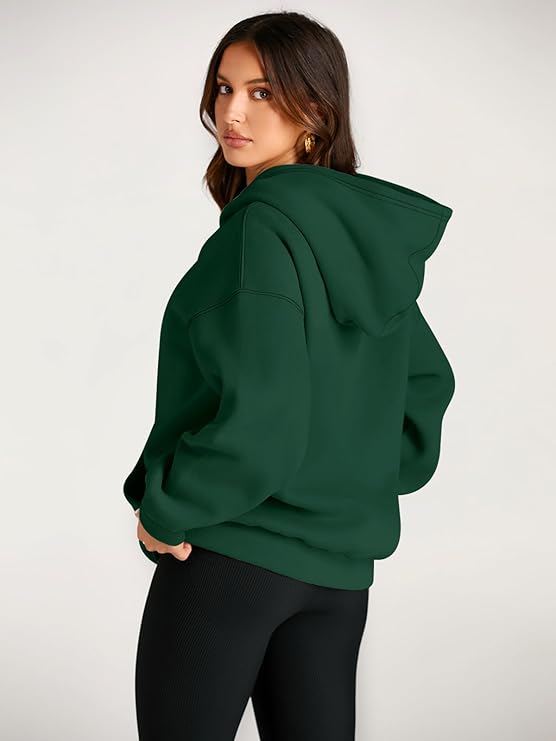 🔥Today 3-pack only $28.98 (all colors)🔥Fashion Queen Fall Winter Oversized Hooded Fleece Sweatshirt