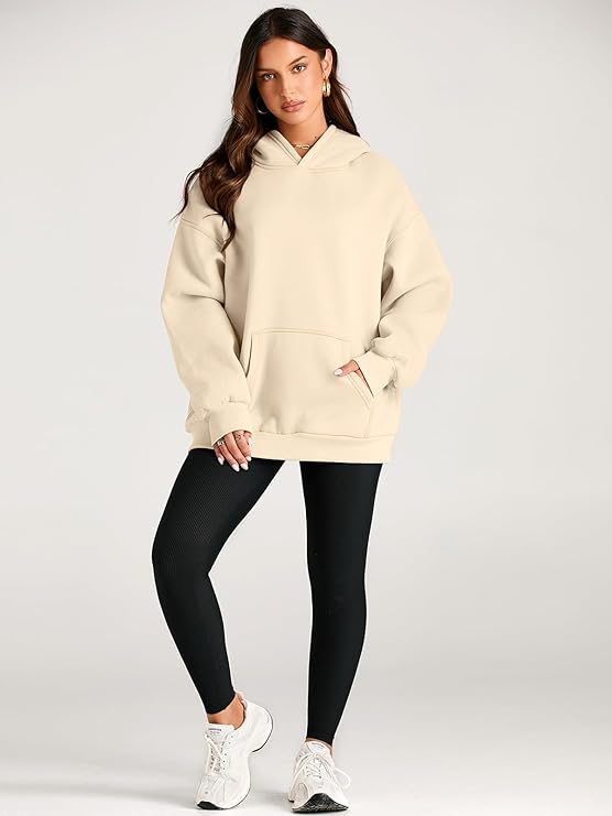 🔥Today 3-pack only $28.98 (all colors)🔥Fashion Queen Fall Winter Oversized Hooded Fleece Sweatshirt