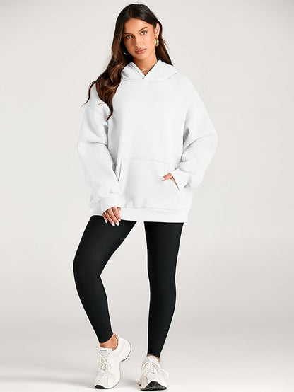 🔥Today 3-pack only $28.98 (all colors)🔥Fashion Queen Fall Winter Oversized Hooded Fleece Sweatshirt