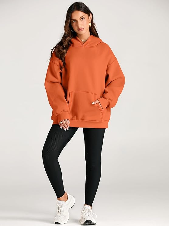 🔥Today 3-pack only $28.98 (all colors)🔥Fashion Queen Fall Winter Oversized Hooded Fleece Sweatshirt