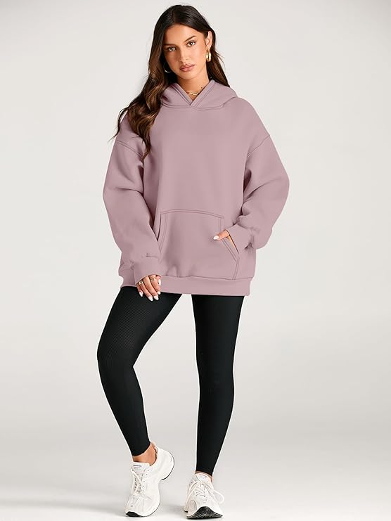 🔥Today 3-pack only $28.98 (all colors)🔥Fashion Queen Fall Winter Oversized Hooded Fleece Sweatshirt