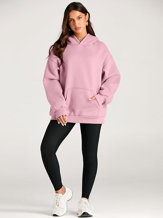 🔥Today 3-pack only $28.98 (all colors)🔥Fashion Queen Fall Winter Oversized Hooded Fleece Sweatshirt