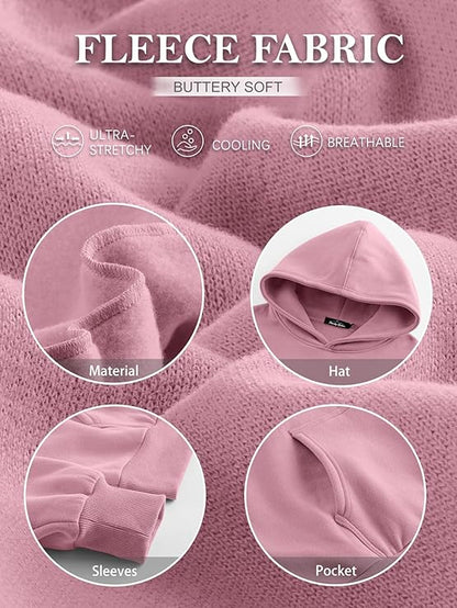 🔥Today 3-pack only $28.98 (all colors)🔥Fashion Queen Fall Winter Oversized Hooded Fleece Sweatshirt